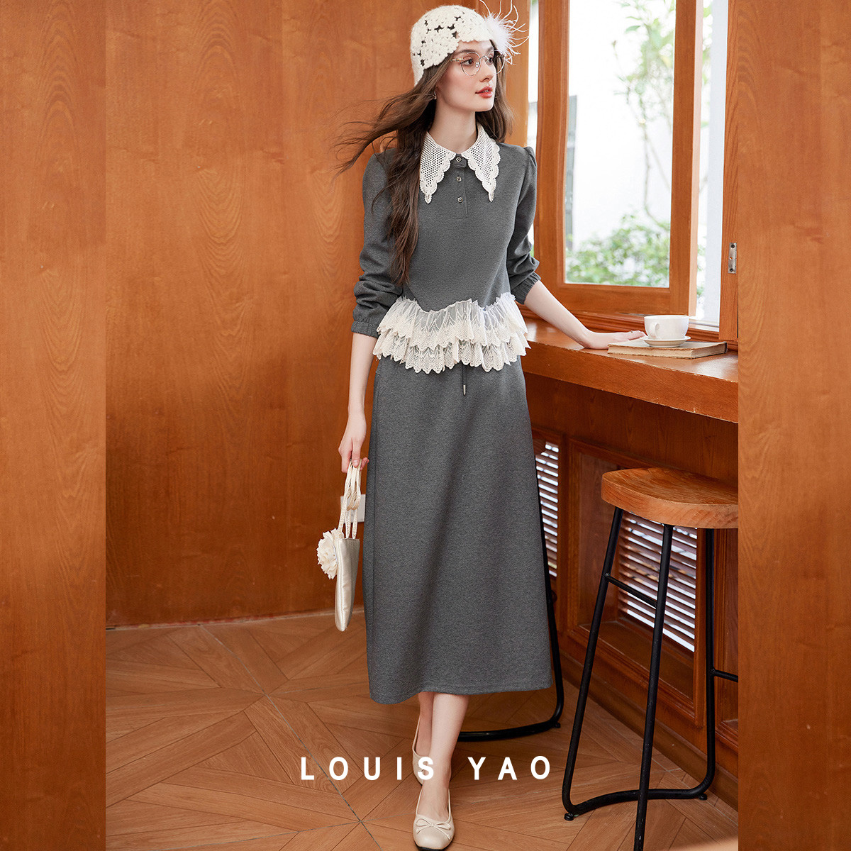Home Office For Two - LOUIS YAO Zweiteiliges Set mit Spitzenfarbkontrast,