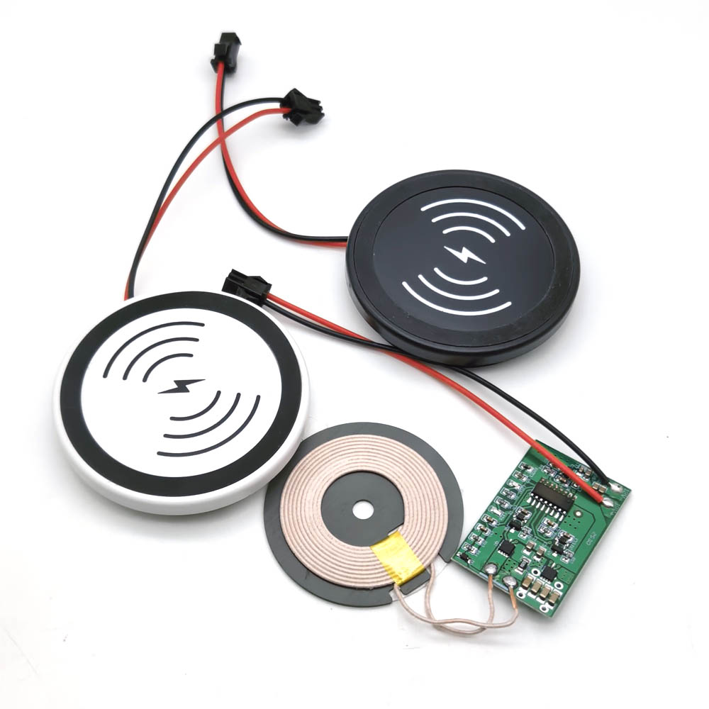 Desk Charging Station - 12V 15W LED-Nachtlicht Kabelloses Ladegerät Steckdosenständer