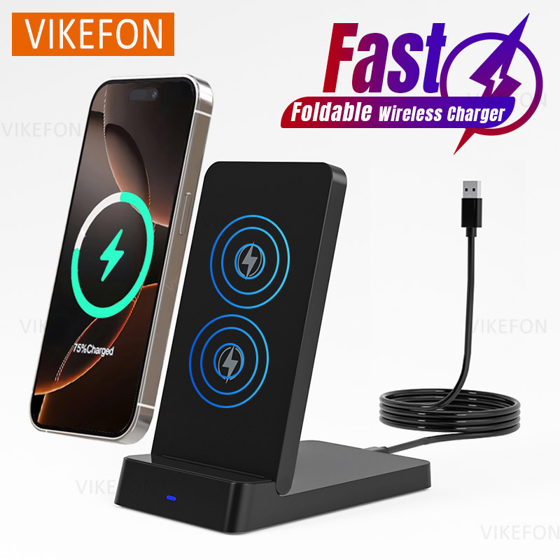 Desk Charging Station - Drahtlose Ladegerät Telefon Desktop Klapp Halter