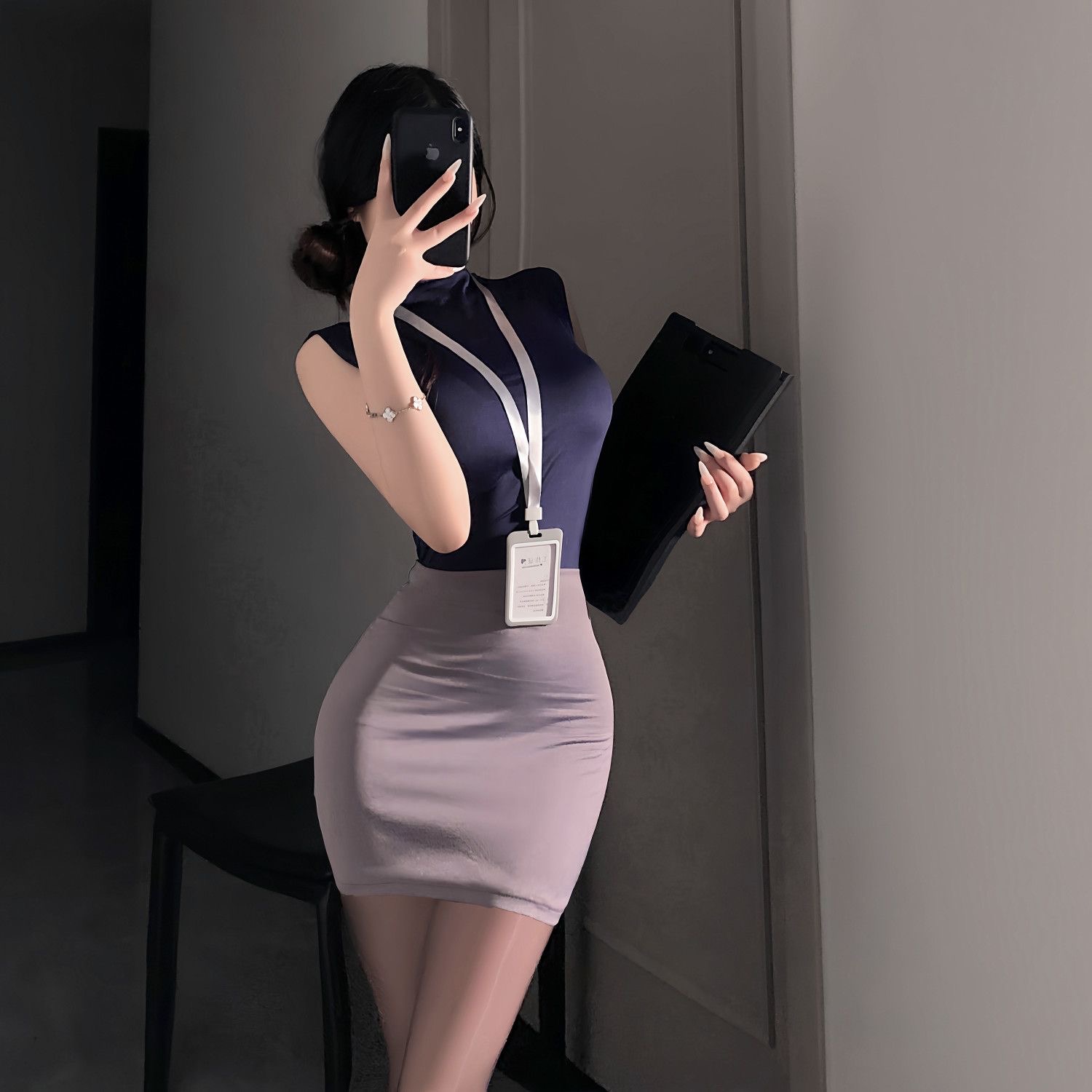 Home Office For Two - Süße Röcke Set OL Sexy Pure
