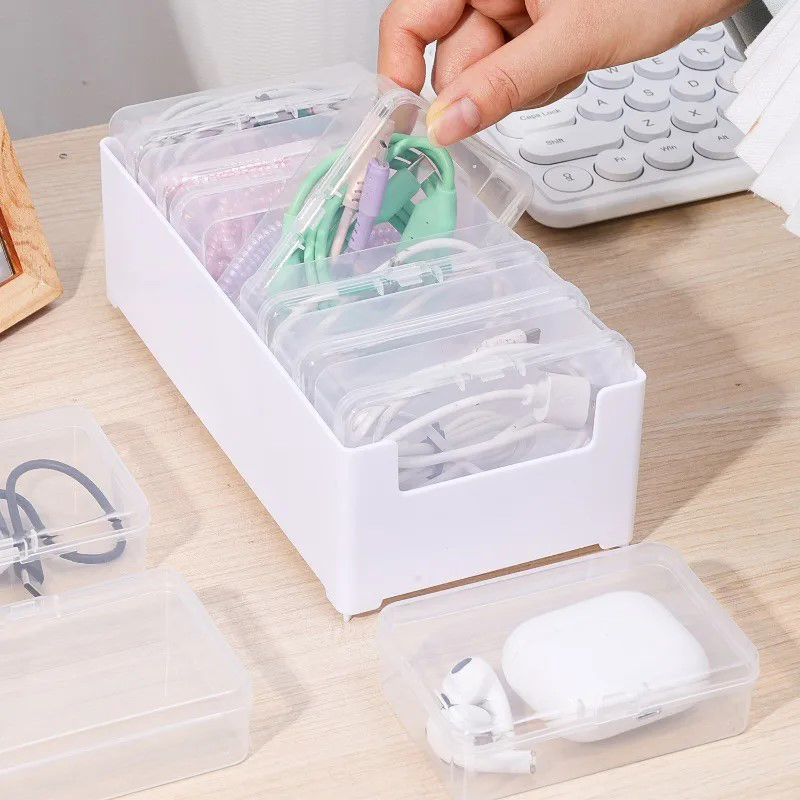 Cable Management Box - 7-in-1 Aufbewahrungsbox für Datenkabel, Ladekabel und