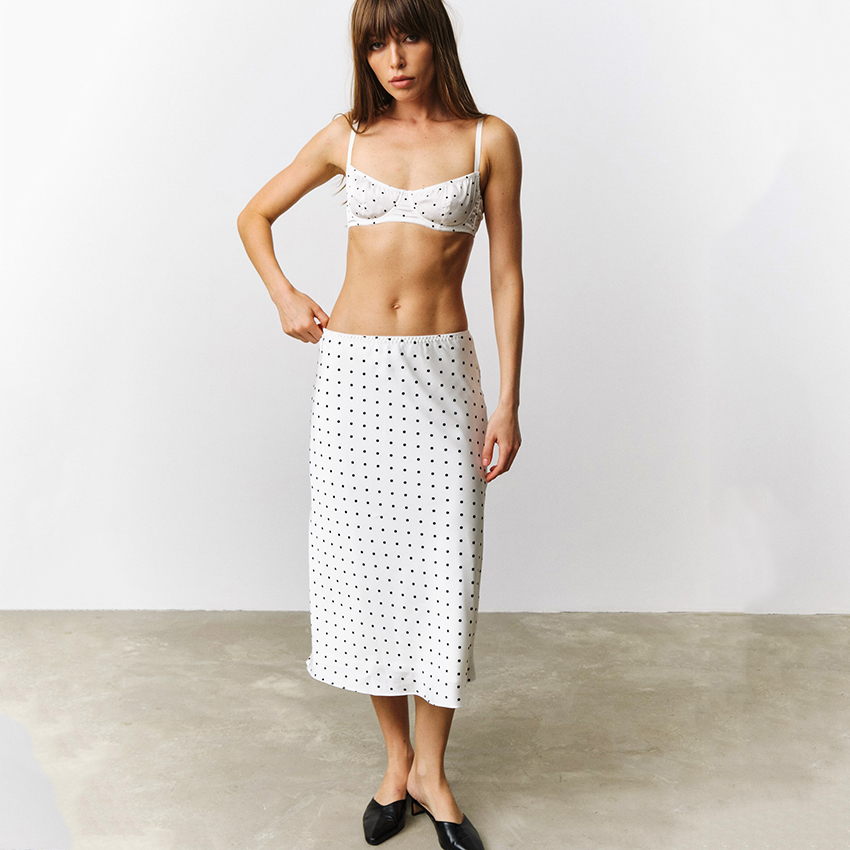 Linad Sexy Polka Dot Crop Top  – Home Office For Two Bewertung und Preis