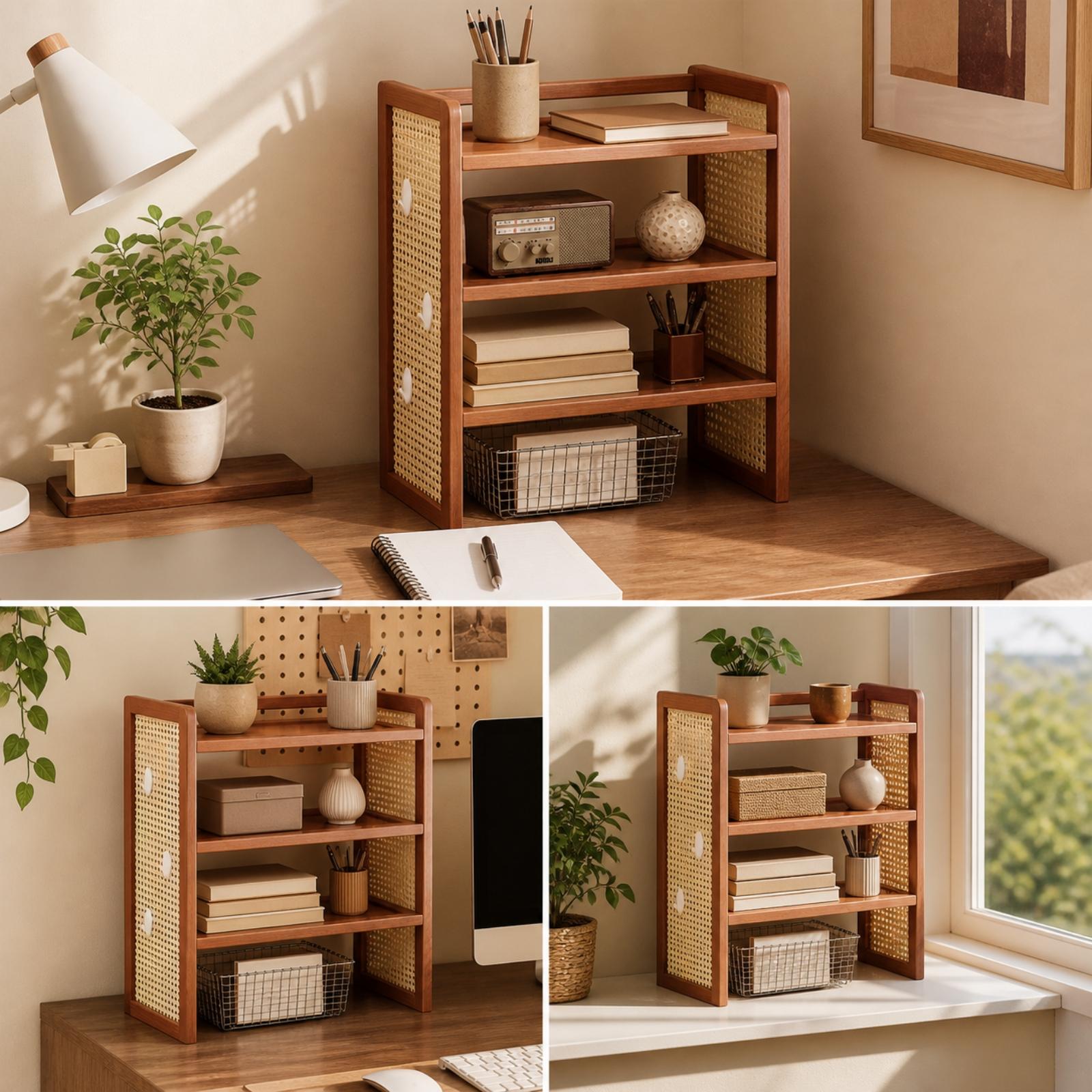 Bambus-Schreibtischregal, plat – Desktop Organizer Bamboo Bewertung und Preis