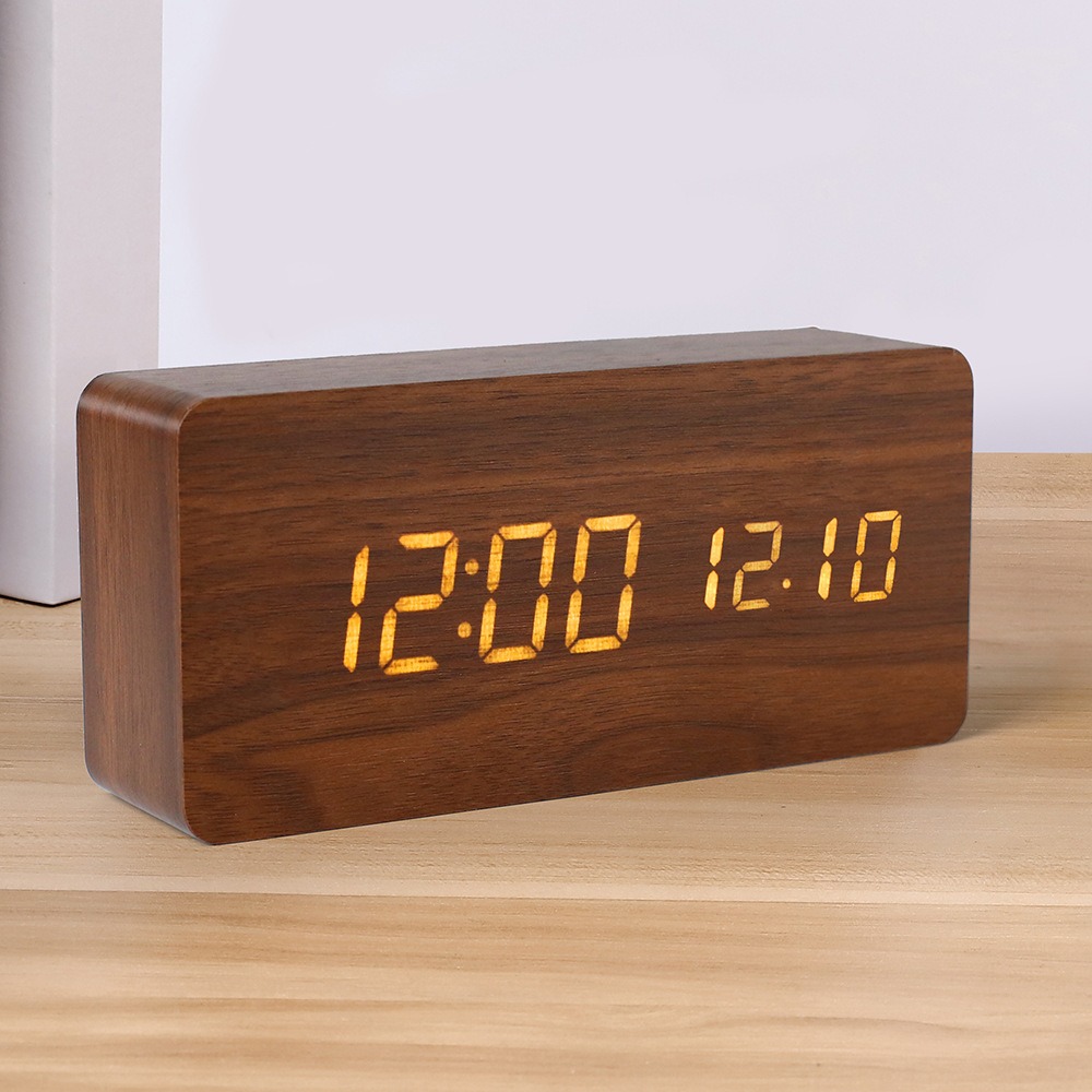 Hölzerner Digitaler Wecker, LE – Led Desk Clock Bewertung und Preis