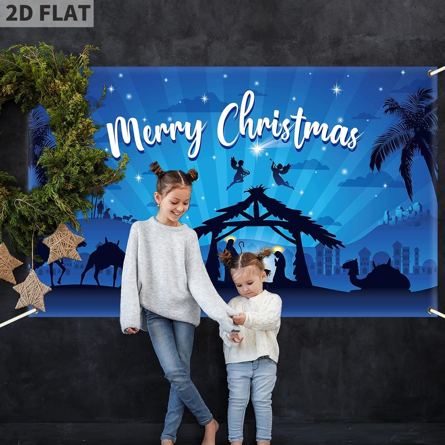 Heilige Krippe Weihnachten Hin – Home Office Backdrop Bewertung und Preis