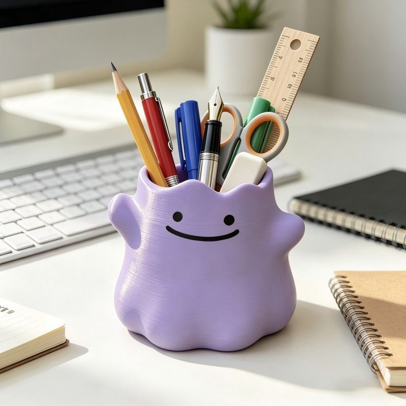 Stiftehalter mit Cartoon-Chara – Home Office Setup Bewertung und Preis
