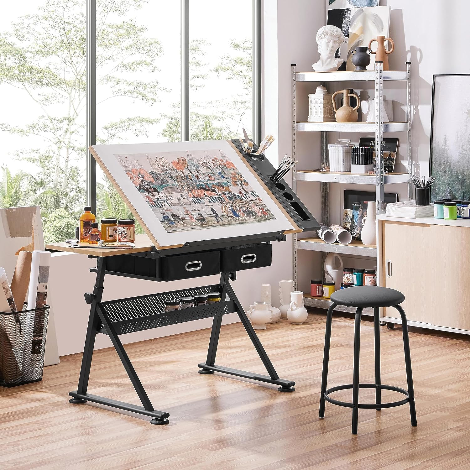 Verstellbarer Zeichentisch mit – Home Office For Two Bewertung und Preis