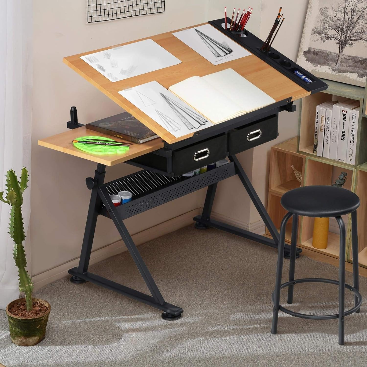 Verstellbarer Zeichentisch mit – Home Office For Two Bewertung und Preis