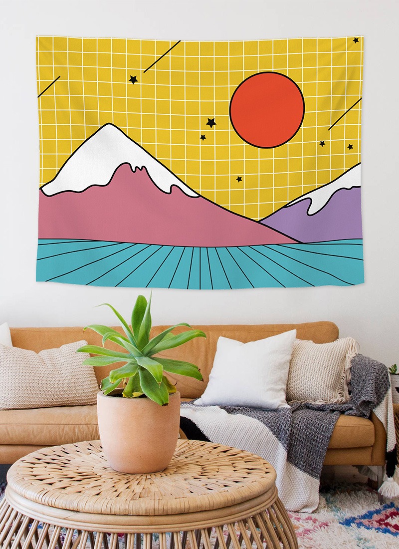 Abstrakte Cartoon Hintergrund  – Home Office Backdrop Bewertung und Preis