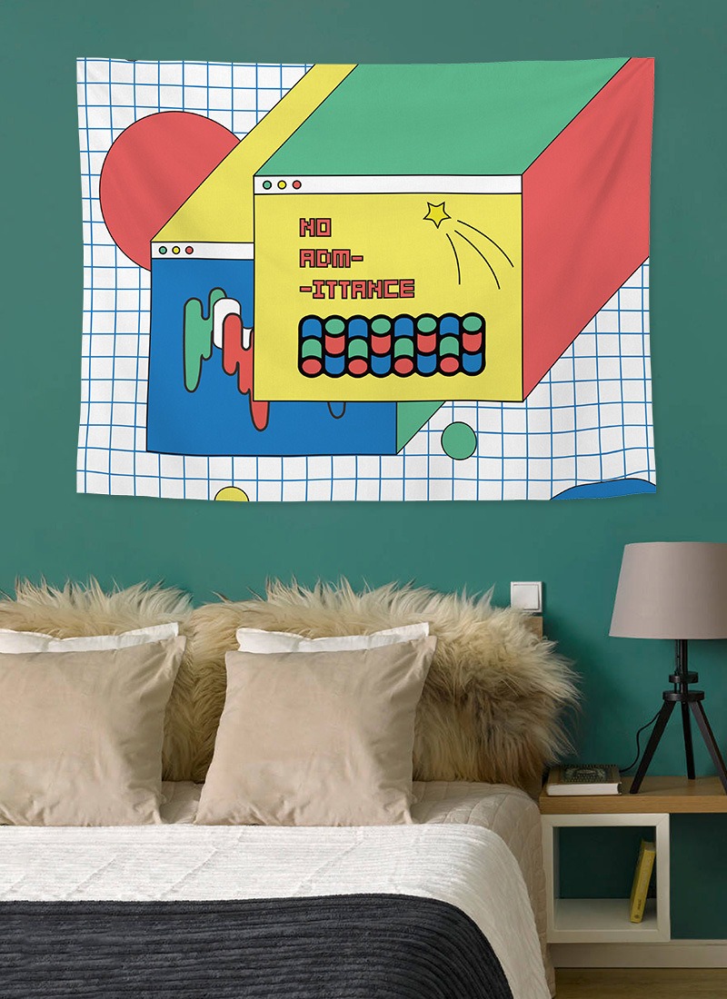 Abstrakte Cartoon Hintergrund  – Home Office Backdrop Bewertung und Preis