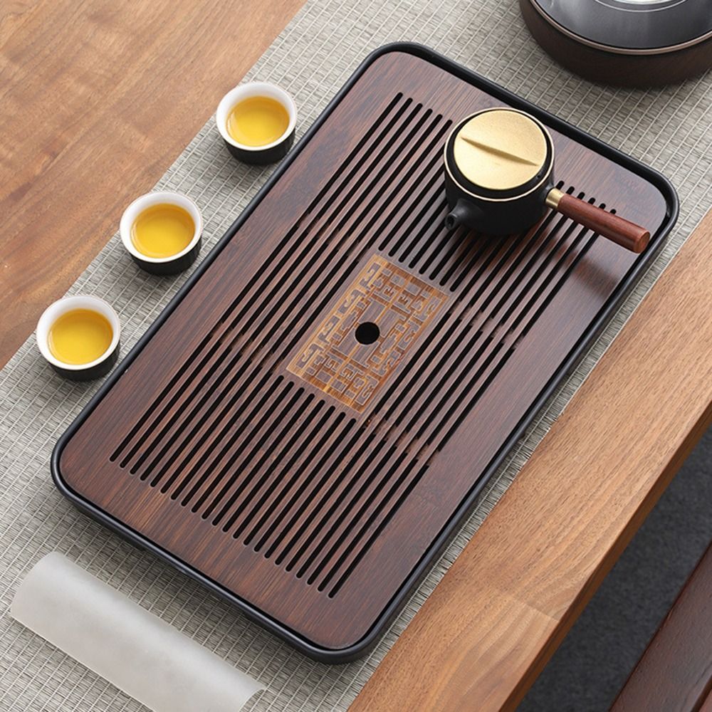 Neues Bambus-Teetablett 43,5 x – Desktop Organizer Bamboo Bewertung und Preis
