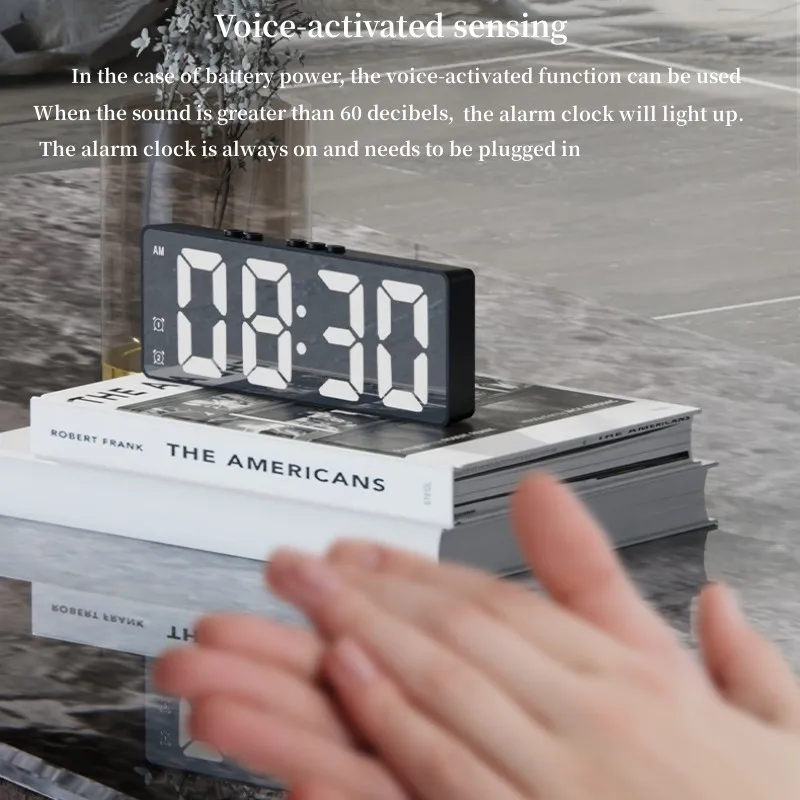LED Elektronischer Spiegel Wec – Led Desk Clock Bewertung und Preis
