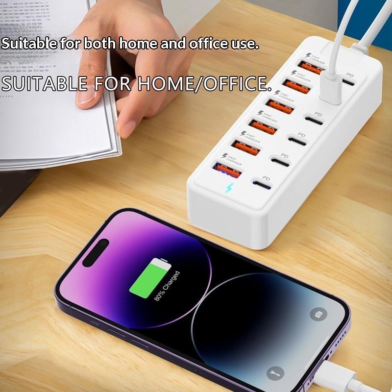 HOT 12-in-1-Steckdosenleiste,  – Desk Charging Station Bewertung und Preis