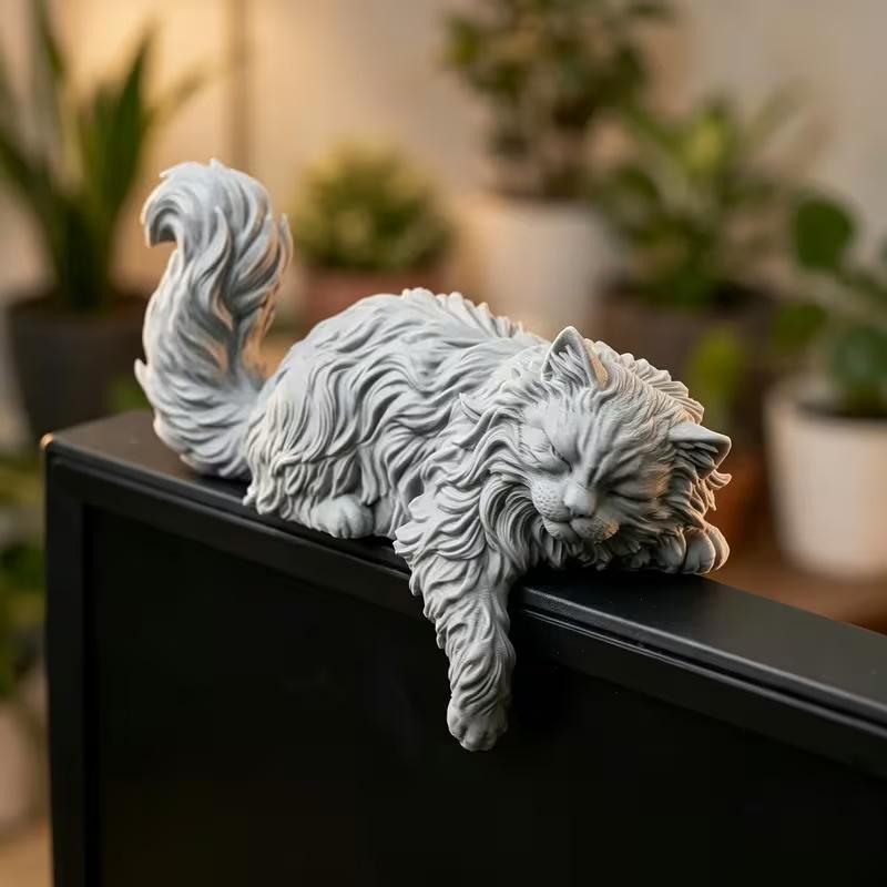 Niedliche Langhaarige Schlafen – Home Office Gif Bewertung und Preis