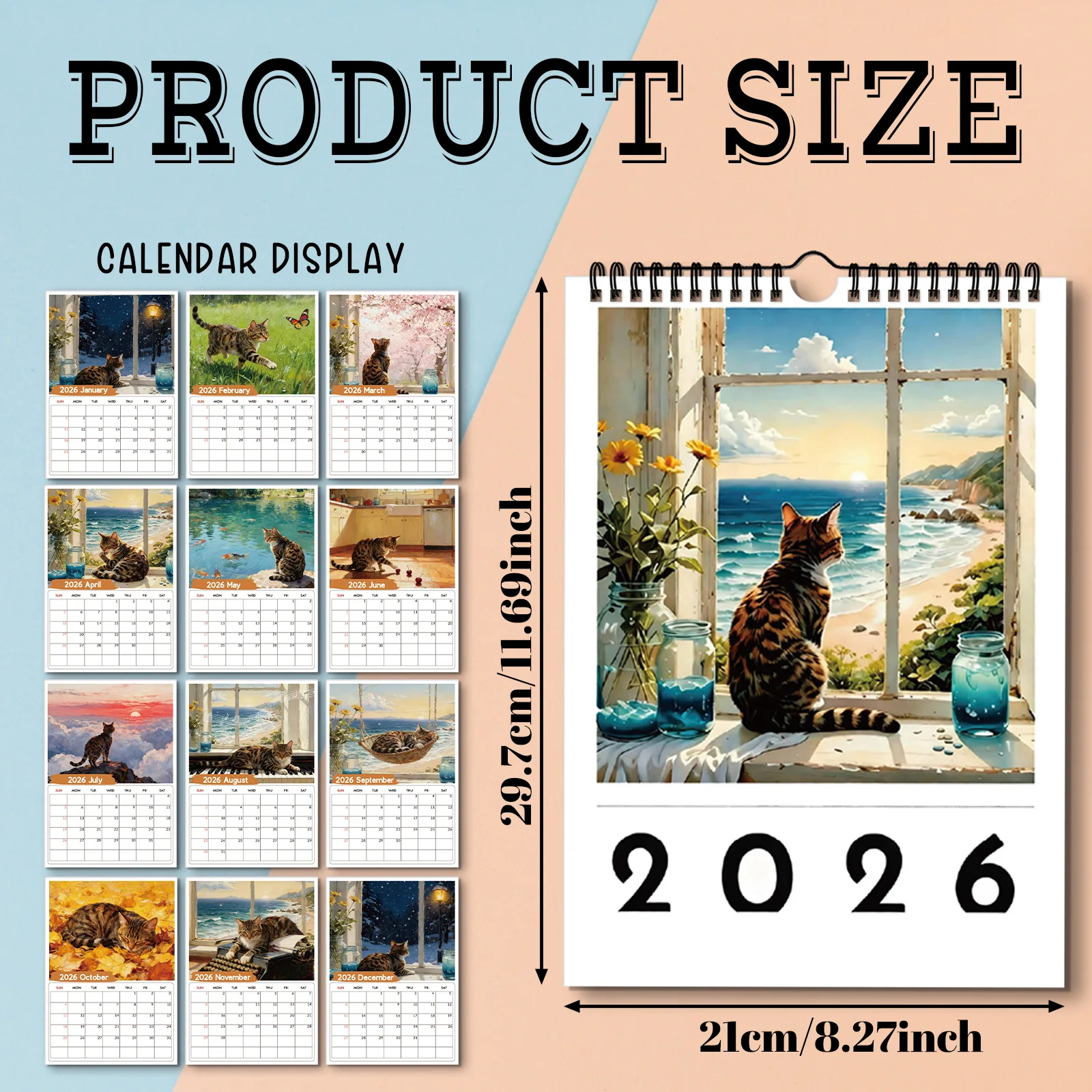 1 Stück 2026 Wandkalender, Fen – Home Office With View Bewertung und Preis