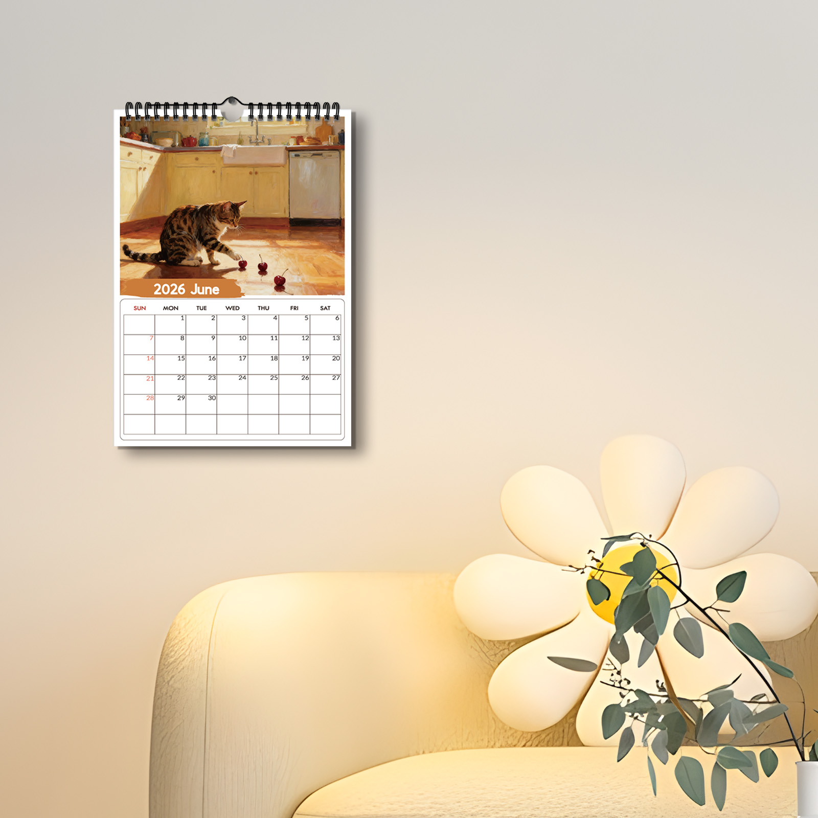 1 Stück 2026 Wandkalender, Fen – Home Office With View Bewertung und Preis