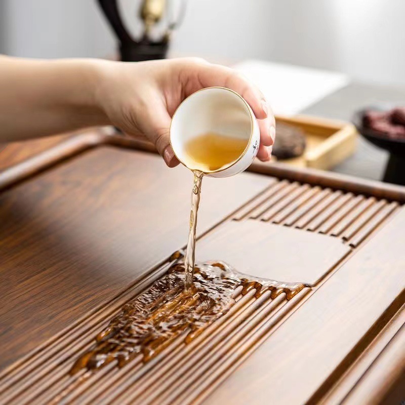 Hochwertiges großes Teetablett – Desktop Organizer Bamboo Bewertung und Preis