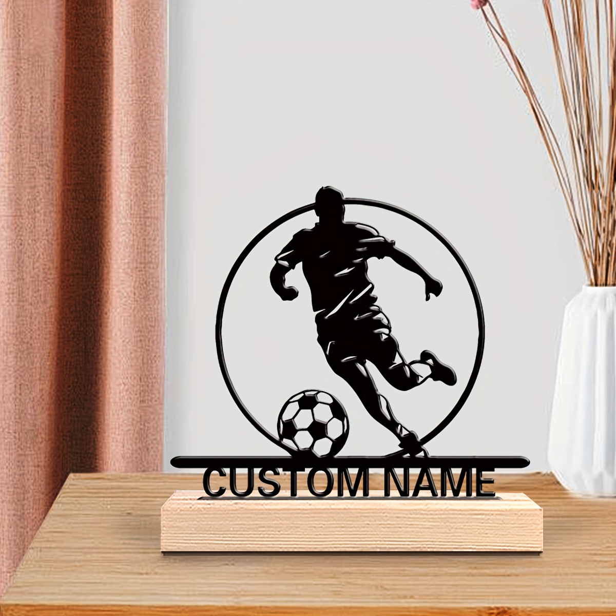 Personalisierte Fußballspieler – Home Office Setup Bewertung und Preis