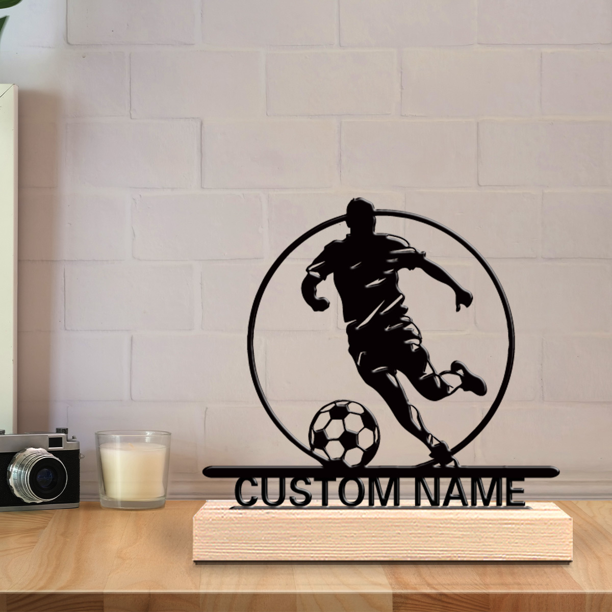 Personalisierte Fußballspieler – Home Office Setup Bewertung und Preis
