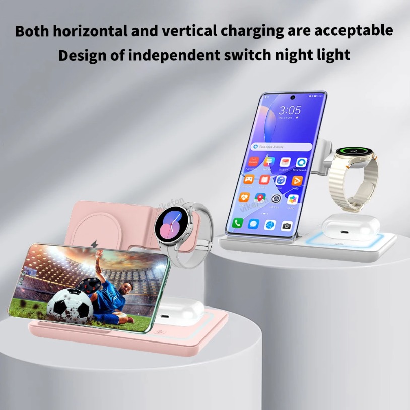 3-in-1 faltbarer kabelloser La – Desk Charging Station Bewertung und Preis