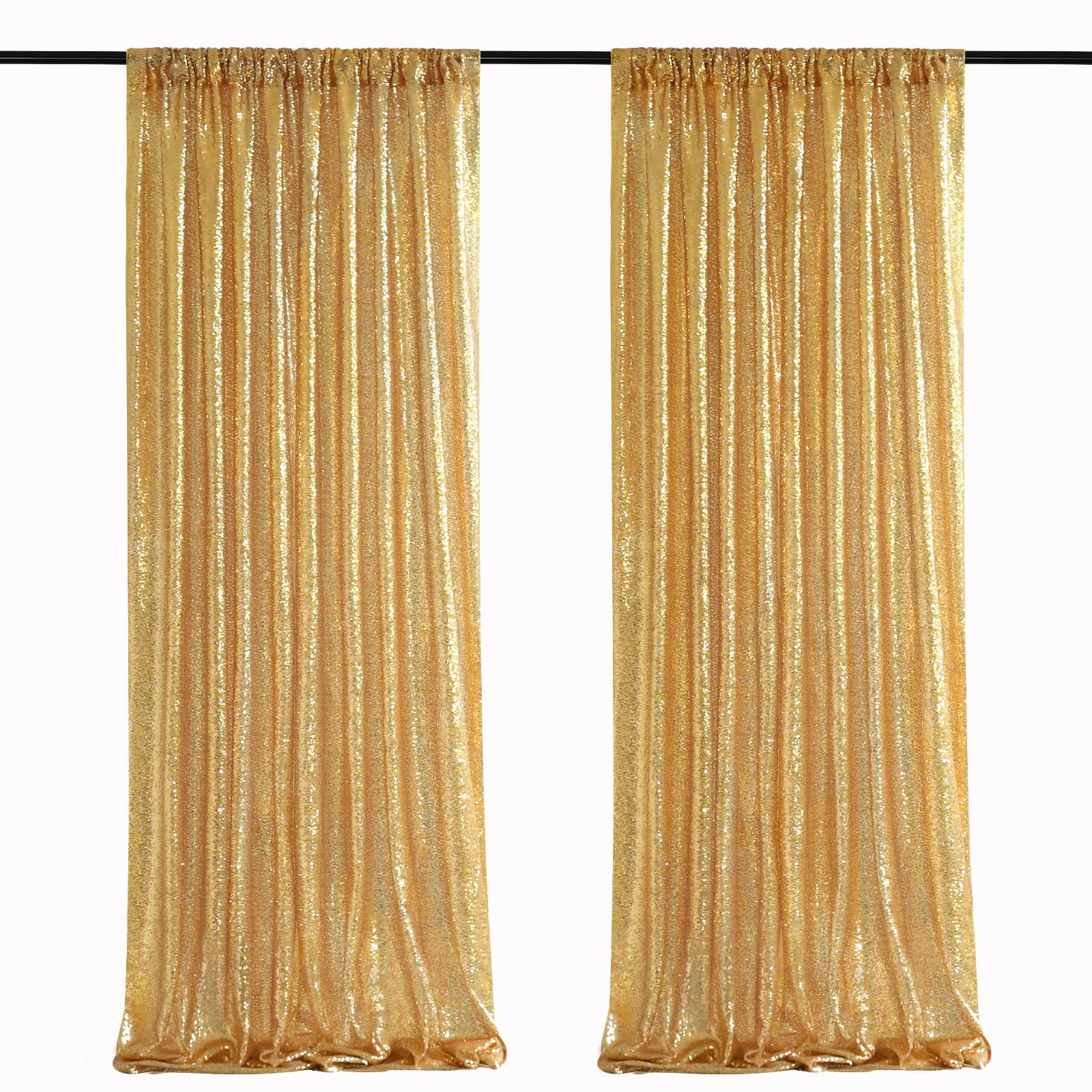 2PCS Gold Pailletten Party Hin – Home Office Backdrop Bewertung und Preis