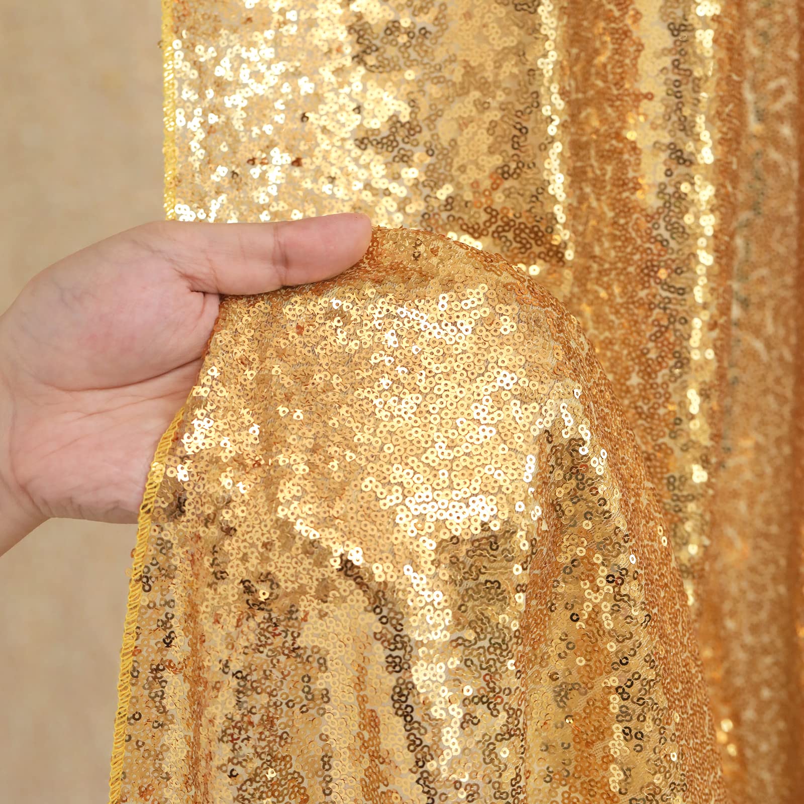 2PCS Gold Pailletten Party Hin – Home Office Backdrop Bewertung und Preis