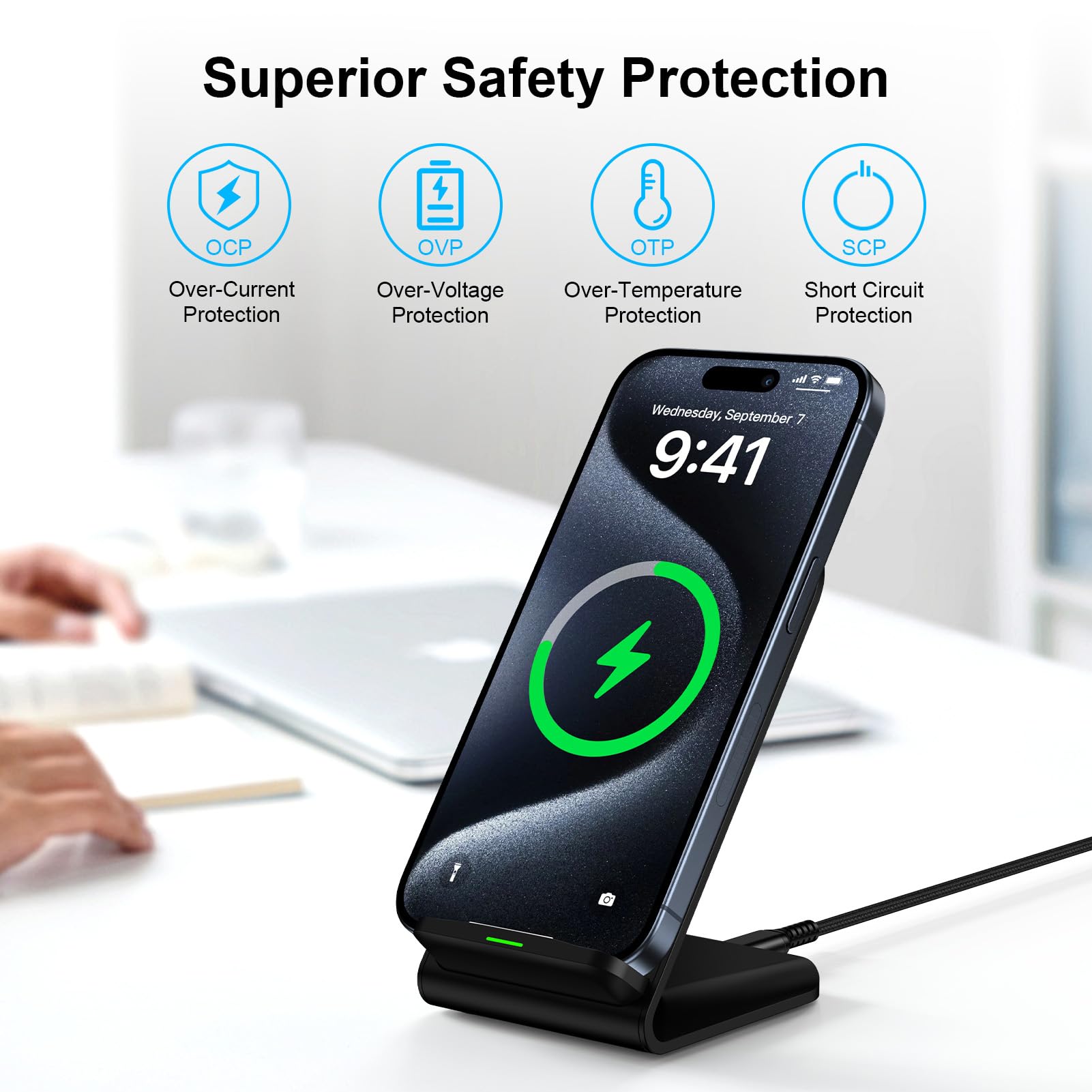15W Kabelloses Ladegerät Telef – Desk Charging Station Bewertung und Preis