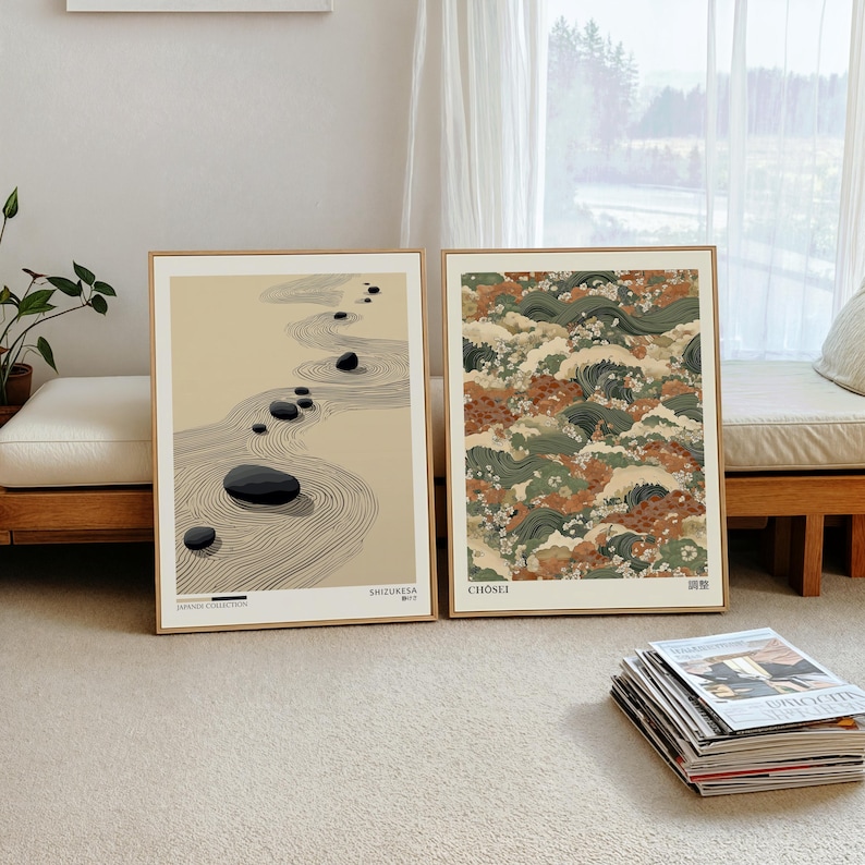 2 Stück Japandi Zen Leinwand-W – Home Office For Two Bewertung und Preis