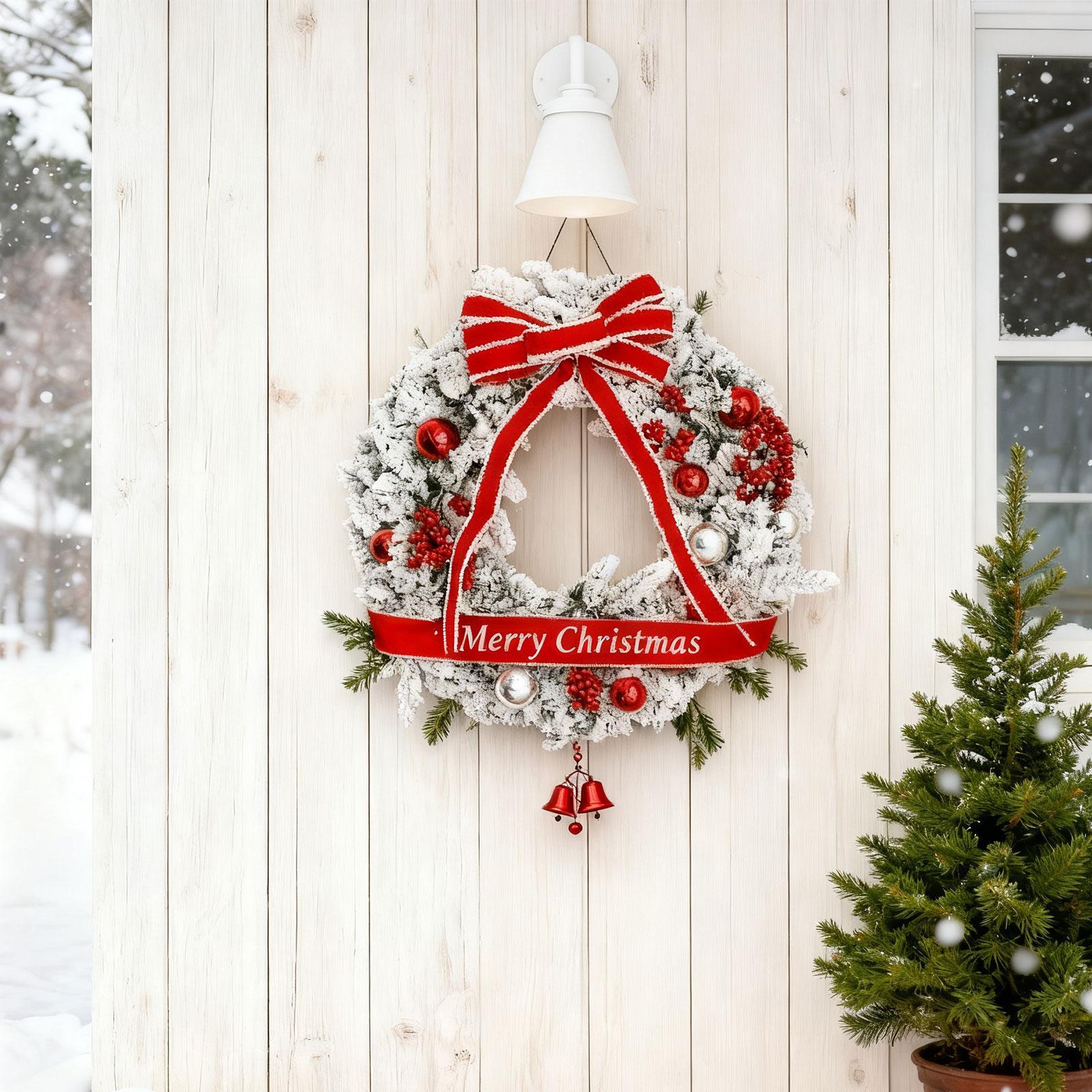 Weihnachts-Türkranz Künstliche – Home Office Backdrop Bewertung und Preis