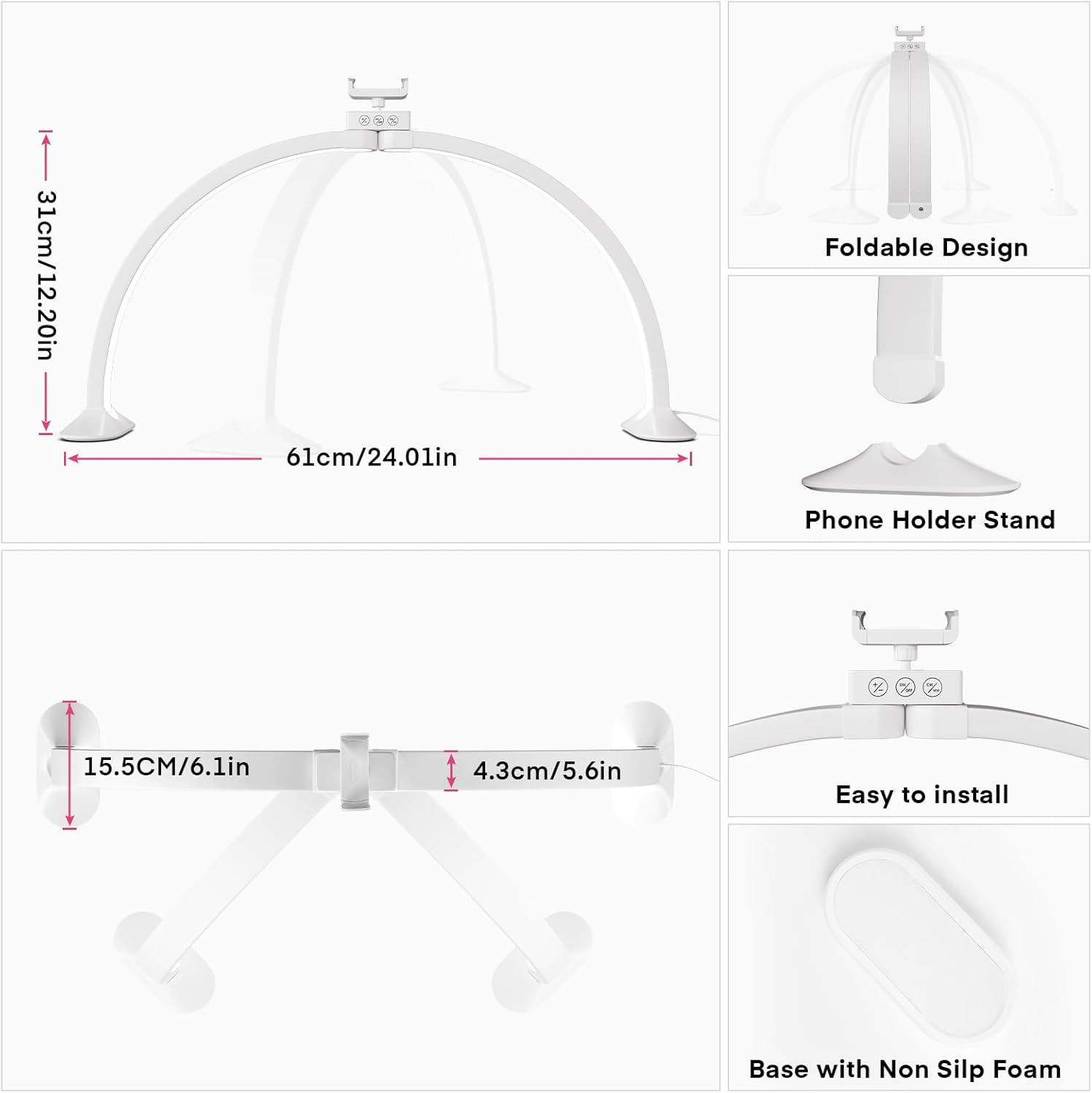 Halbmondlicht U-förmige Nail A – Home Office Setup Bewertung und Preis