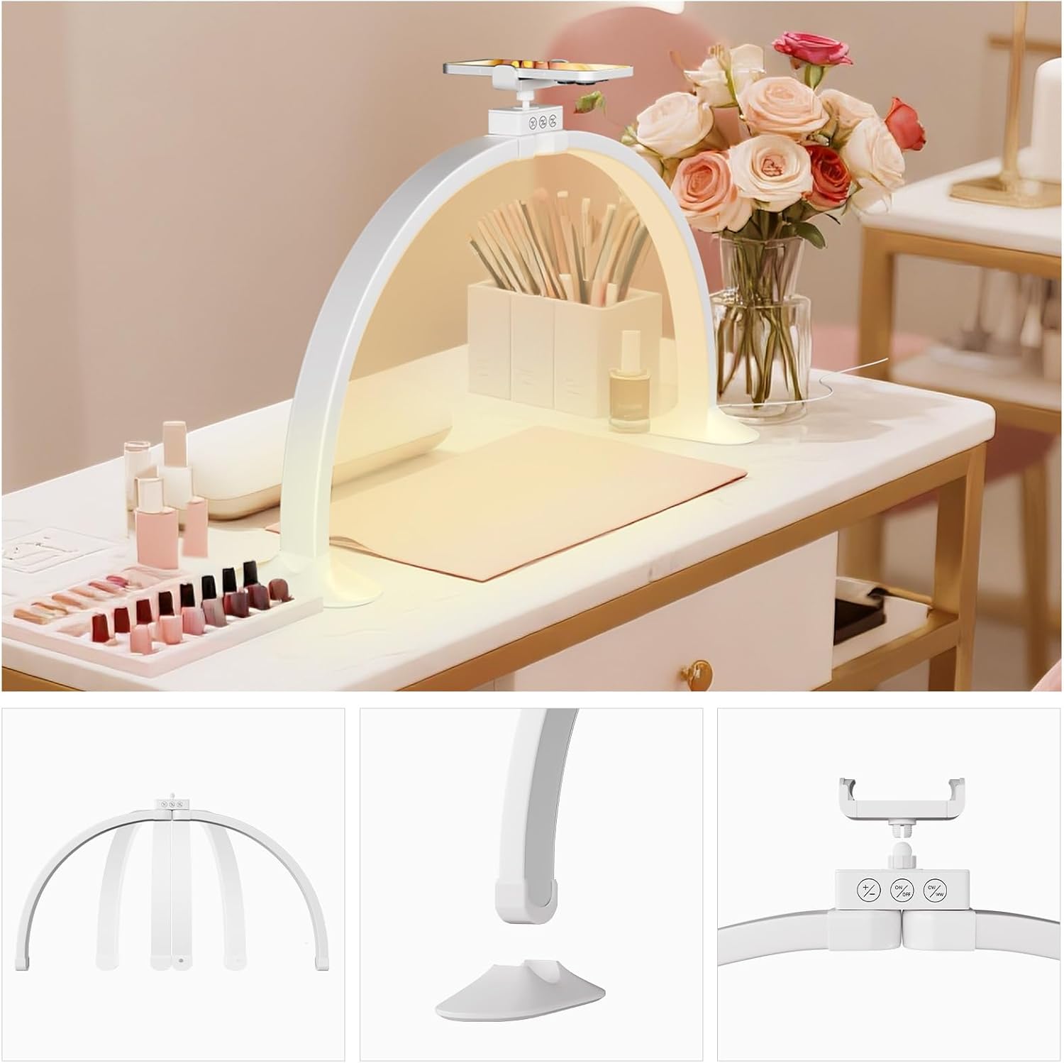 Halbmondlicht U-förmige Nail A – Home Office Setup Bewertung und Preis