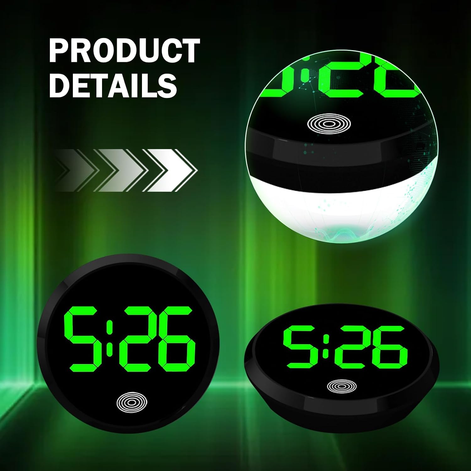 Universelle digitale Auto-Arma – Led Desk Clock Bewertung und Preis