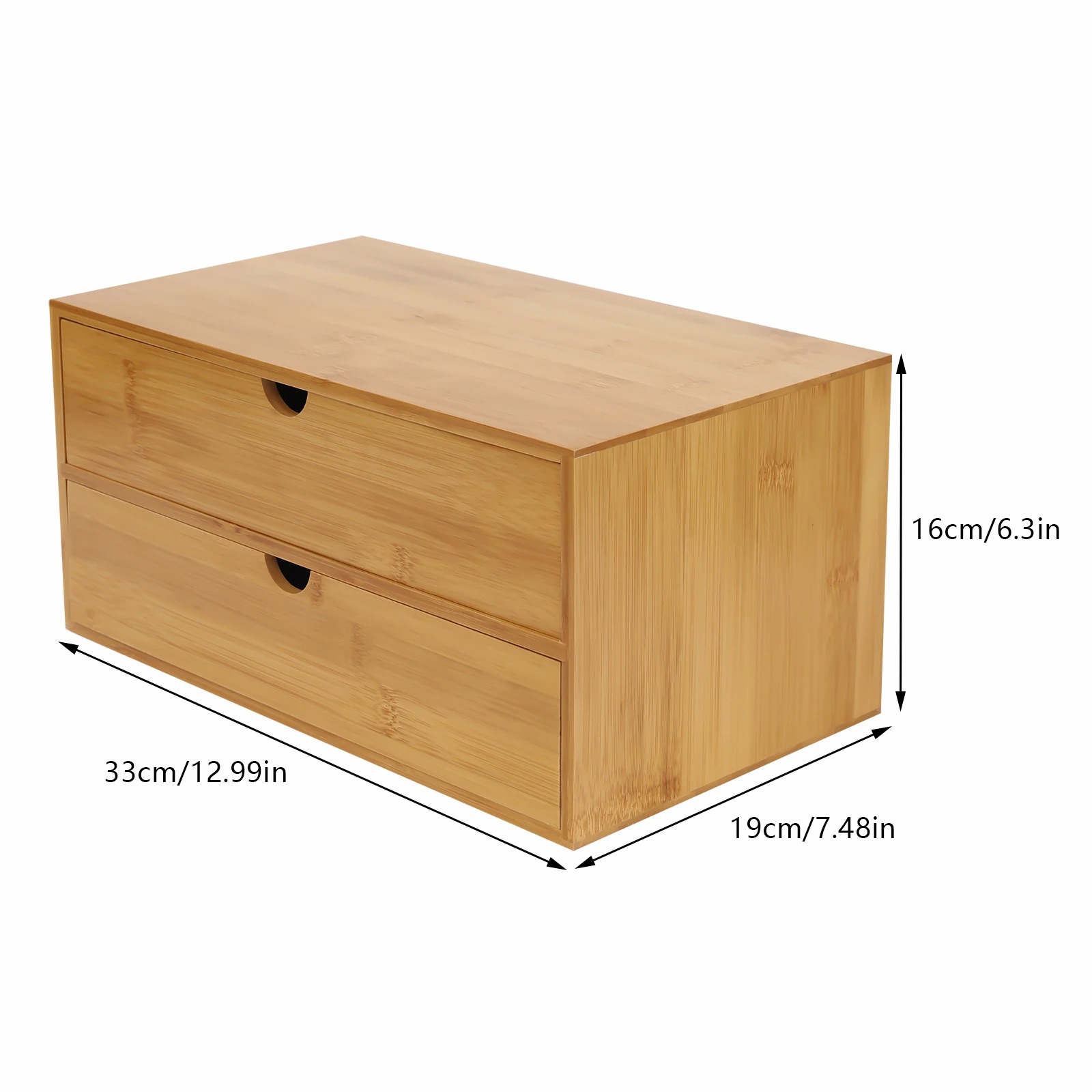 Schreibtisch-Organizer, 2-Schu – Desktop Organizer Bamboo Bewertung und Preis