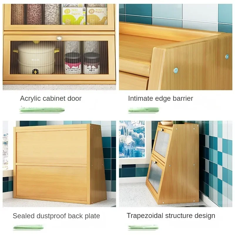 Bambus Küche Lagerschrank mit  – Desktop Organizer Bamboo Bewertung und Preis
