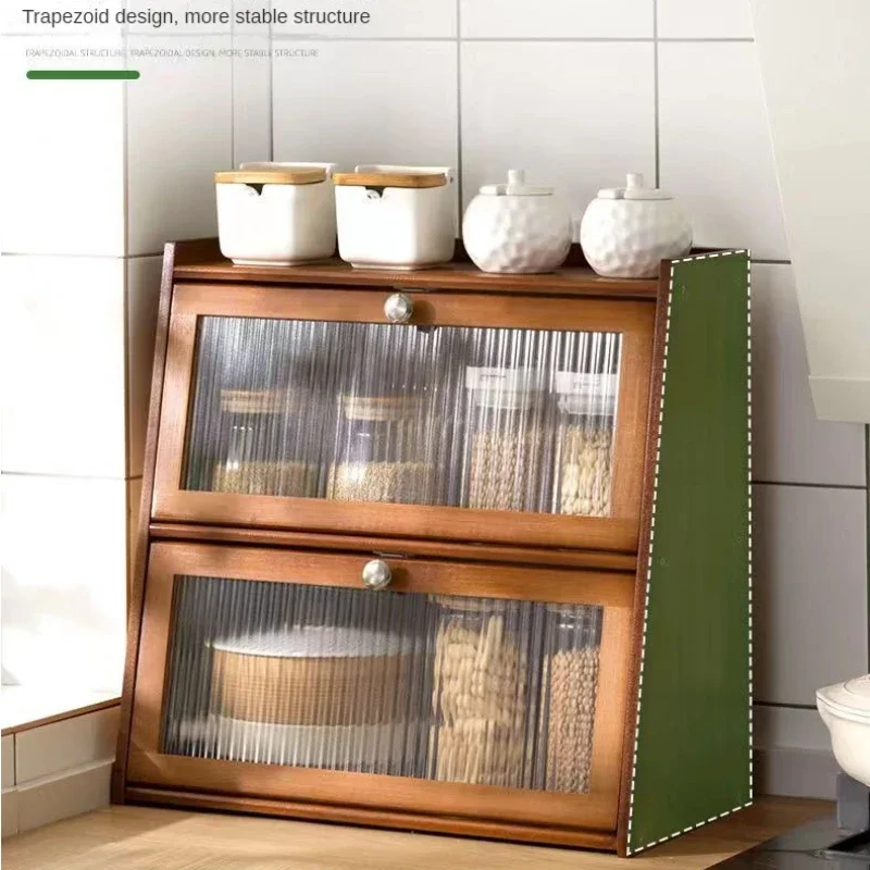 Bambus Küche Lagerschrank mit  – Desktop Organizer Bamboo Bewertung und Preis
